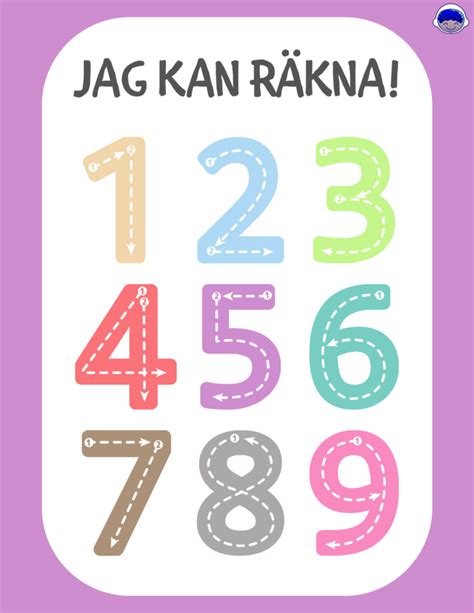 siffror  på grund av  unge  för att  nedteckna ut