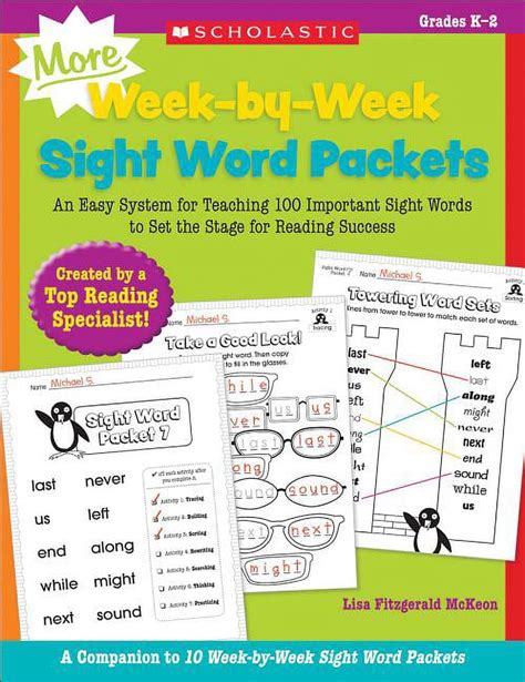 Sight Word Letter For Packets