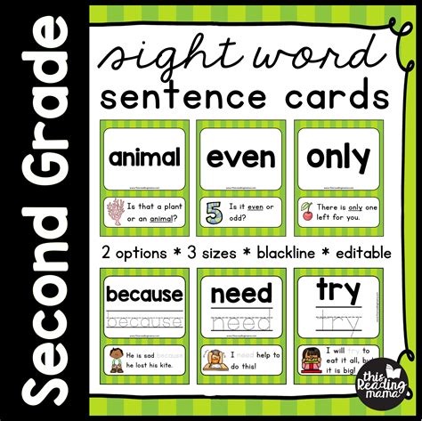 Sight Word Sentences 2nd Teaching Resources Tpt 2nd Grade Sight Word Sentences - 2nd Grade Sight Word Sentences