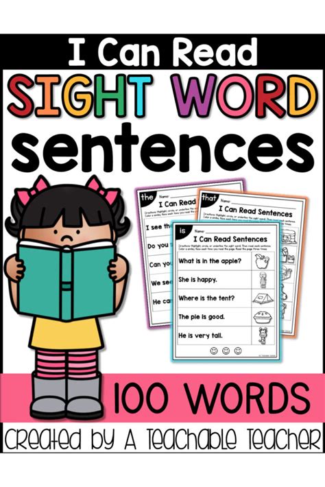Sight Word Sentences Make Reading Fun For Emergent Sight Words And Sentences - Sight Words And Sentences