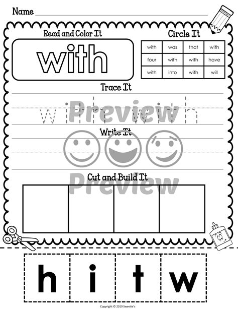 Sight Word The Worksheets 99worksheets Am Sight Word Worksheet - Am Sight Word Worksheet
