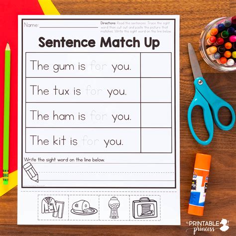 Sight Words Sentence Matching 2 Game Game Education First Grade Sentences With Sight Words - First Grade Sentences With Sight Words