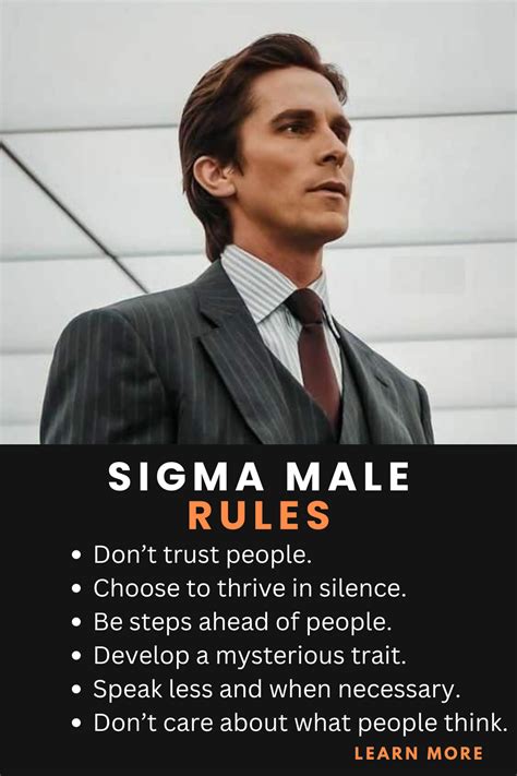 Sigma Male Rules