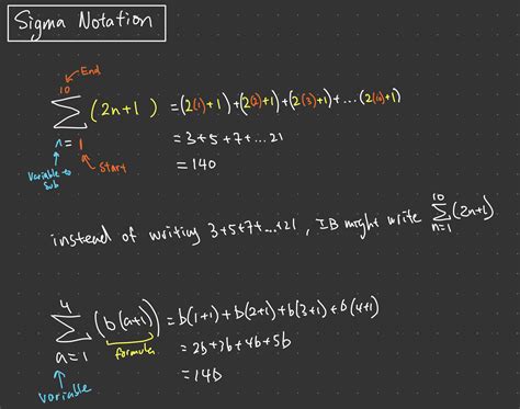 Sigma Notation For Odd Numbers