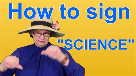 Sign For Science Signing Savvy Science Sign Language - Science Sign Language