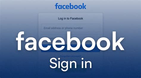 Sign In Facebook