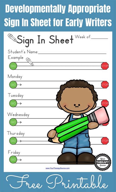 Sign In Sheets For Preschool   Your Guide To Daycare Sign In Amp Sign - Sign In Sheets For Preschool