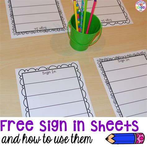 Sign In Sheets For Preschool Youtube Sign In Sheet For Preschool - Sign In Sheet For Preschool