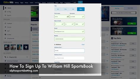 sign up william hill