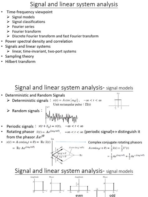 Signal And Linear Systems Analysis 2nd