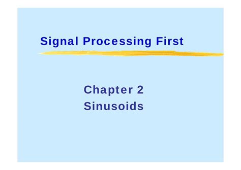 Download Signal Processing First Solutions Chapter 2 
