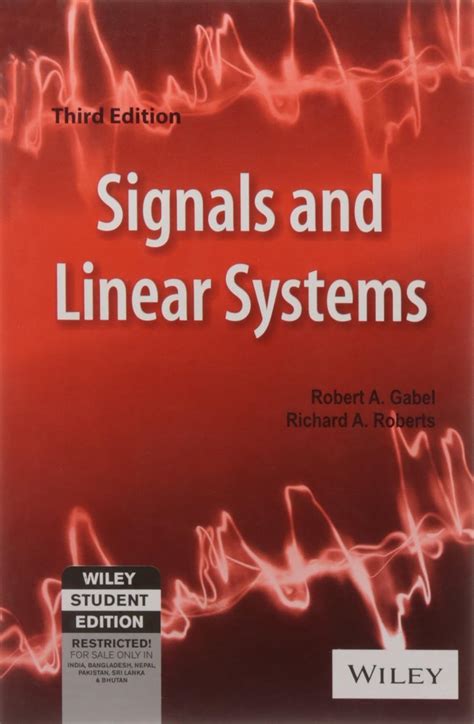 Read Signals And Linear Systems Gabel Solution 