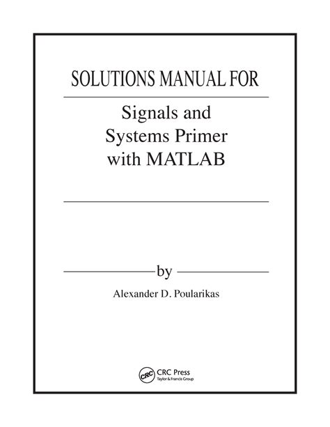 Download Signals And Systems Using Matlab Solution Manual 