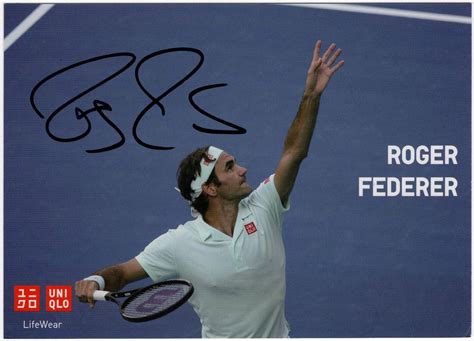 signed by roger federer biography