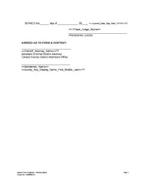 Signed On This Day Of Example Template