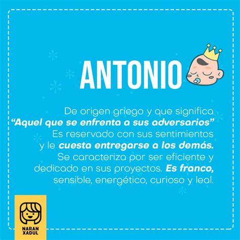 Significado De Antonio