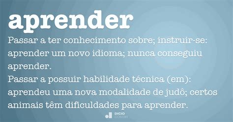 Significado De Aprender