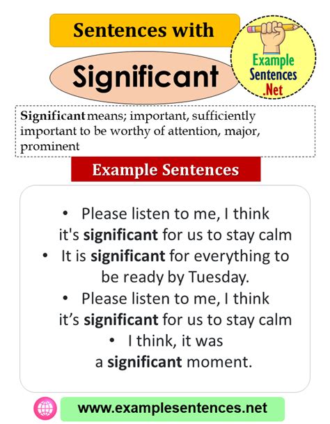 significant definition English