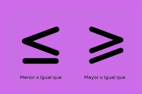 Signo Menor Que