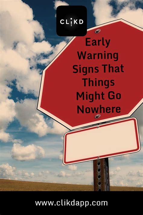 signs dating going nowhere