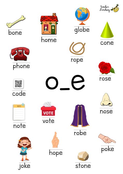 Silent E With Long O Word Mapping Sight Letter E Sight Words - Letter E Sight Words
