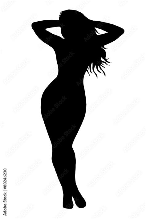 Silhouette Of Nude Women