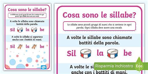 Sillabe Cosa Sono