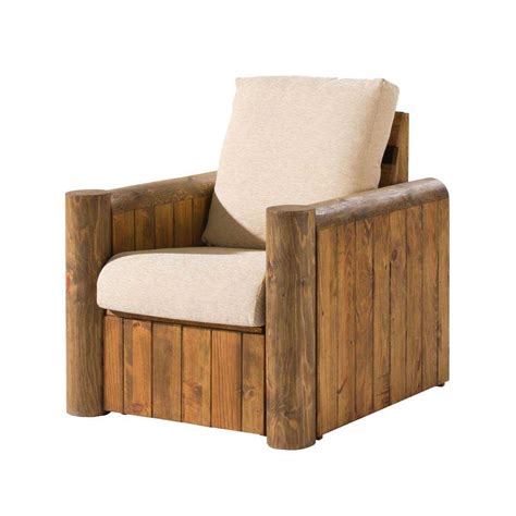 sillones de madera rusticos
