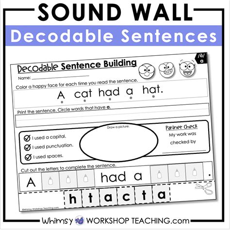 Silly Decodable Sentences Literacy Activity Creative Kindergarten Phonics Sentences For Kindergarten - Phonics Sentences For Kindergarten