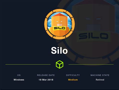 Silo Htb Walkthrough