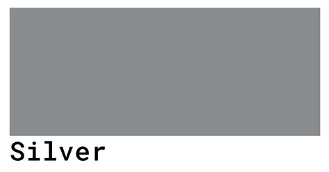 silver color code