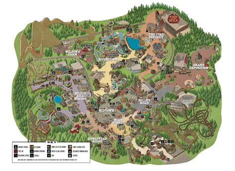 Silver Dollar City Map