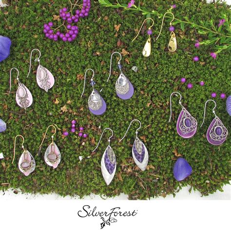 Silver Forest Earrings