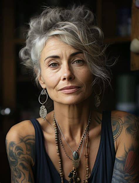 silver haired nudes