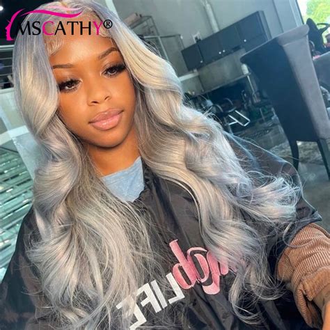 silver lace front wigs