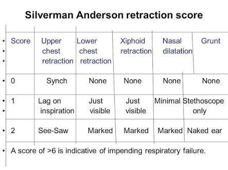 Silverman Anderson Score
