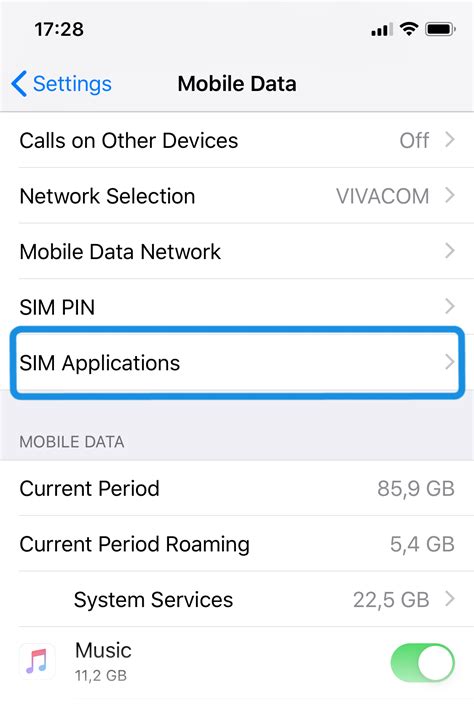sim manager app iphone 4
