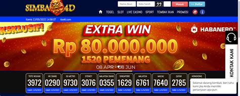 SIMBA4D MAXWIN Bandar Game Online Deposit Pulsa Terperaya SIMBA4D MAXWIN - Info Segala Permainan Slot Online Gacor Paling Ampuh
