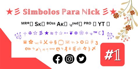 Simbolos Para Nick