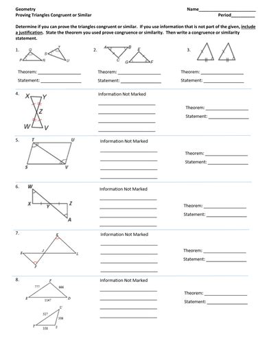 Similar And Congruent Worksheet   Similar And Congruent Figures Worksheet - Similar And Congruent Worksheet