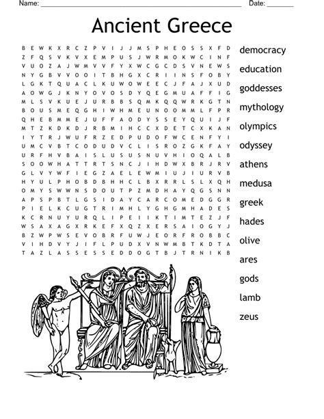 Similar To Greek Mythology Word Search Wordmint Theseus And The Minotaur Worksheet Answers - Theseus And The Minotaur Worksheet Answers