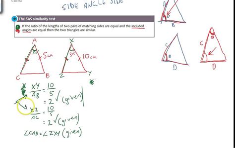 Read Online Similar Triangles Test Study Guide Lookuk 