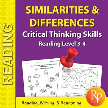 Similarities Amp Differences Critical Thinking Skills Identifying Similarities And Differences Activities - Identifying Similarities And Differences Activities