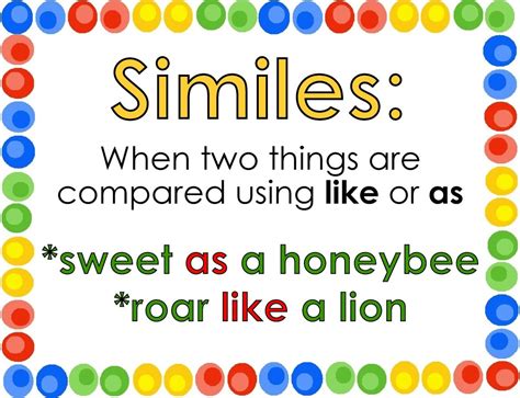 Simile Examples And Definition Of Simile Literary Devices Simile In Writing - Simile In Writing