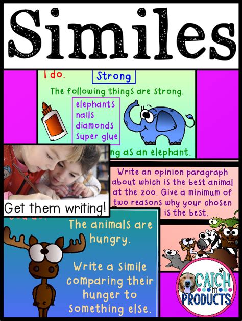 Simile Fun Organized Classroom Simile Activity 4th Grade - Simile Activity 4th Grade