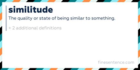 similitude english