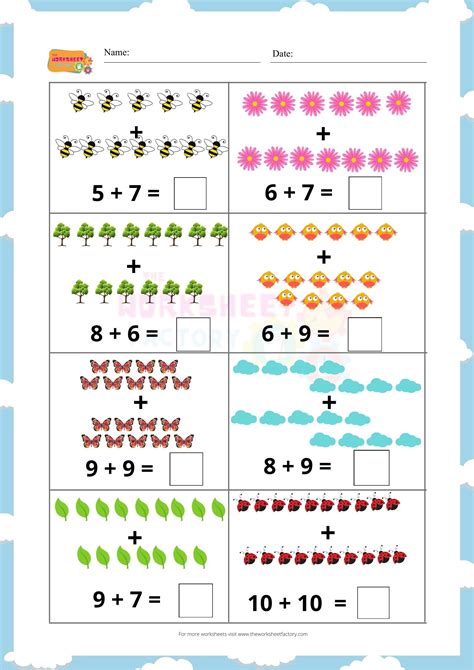 Simple Addition Worksheets With Pictures For Kindergarten Simple Addition Worksheets Kindergarten - Simple Addition Worksheets Kindergarten