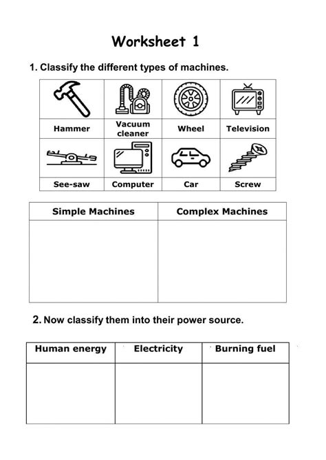 Simple And Compound Machines Worksheet Live Worksheets Compound Machine Worksheet - Compound Machine Worksheet