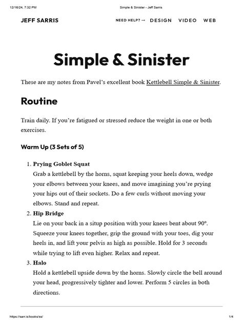 Simple And Sinister Pdf