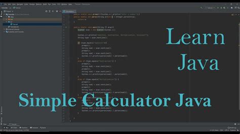 Simple Calculation Project In Java Code